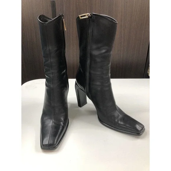 VINTAGE Gucci by Tom Ford Square Toe Boots- size 37 C (US 7)